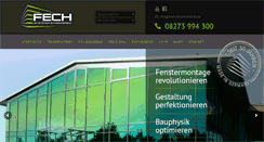 Desktop Screenshot of fech-fenstertechnik.de
